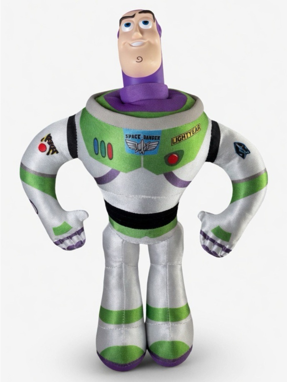 Disney Buzz Lightyear Plush Toy - White, Green & Purple
